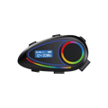 LCD Ekranlı RGB Işıklı Bluetooth 5.3 Motosiklet Kask Kulaklığı - FM
