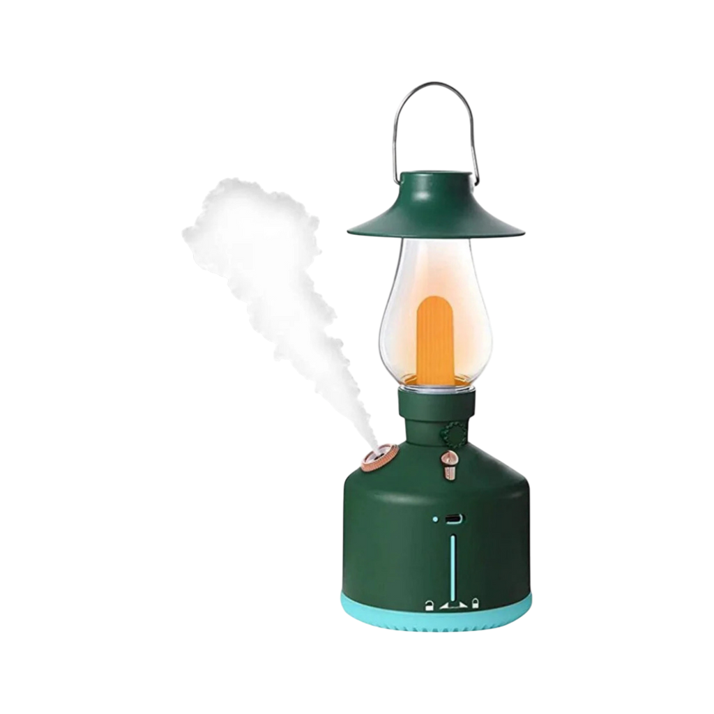 Nostaljik Gaz Lambası Tasarımlı Şarjlı Kablosuz Hava Nemlendirici