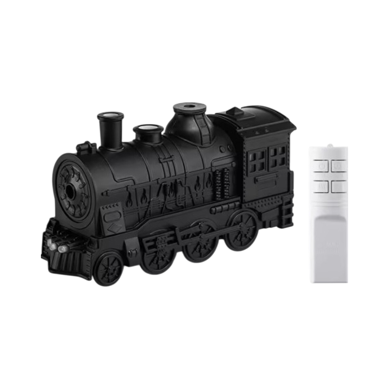 Tren Tasarımlı Retro Hava Nemlendirici - Uzaktan Kumandalı & Renkli LED
