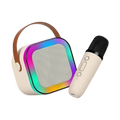 Mini Karaoke Seti - Ses Değiştiricili Mikrofon ve LED Işıklı Hoparlör