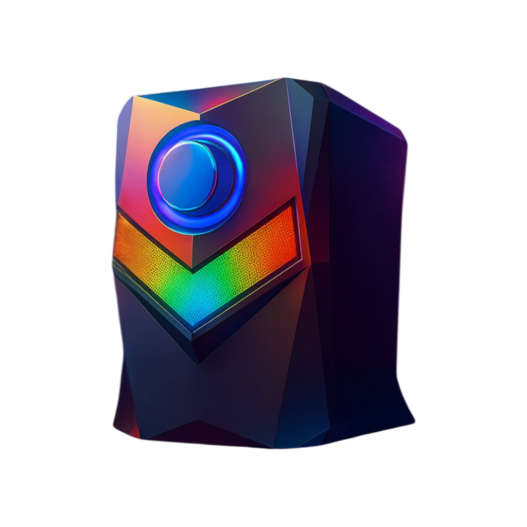 RGB Işıklı 2+1 Gaming Hoparlör Seti - Güçlü Subwoofer ve Derin Bas