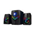 RGB Işıklı 2+1 Gaming Hoparlör Seti - Güçlü Subwoofer ve Derin Bas