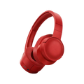 Bluetooth 5.1 Kırmızı Kablosuz Kulak Üstü Kulaklık - Super Bass & 12 Saat Şarj