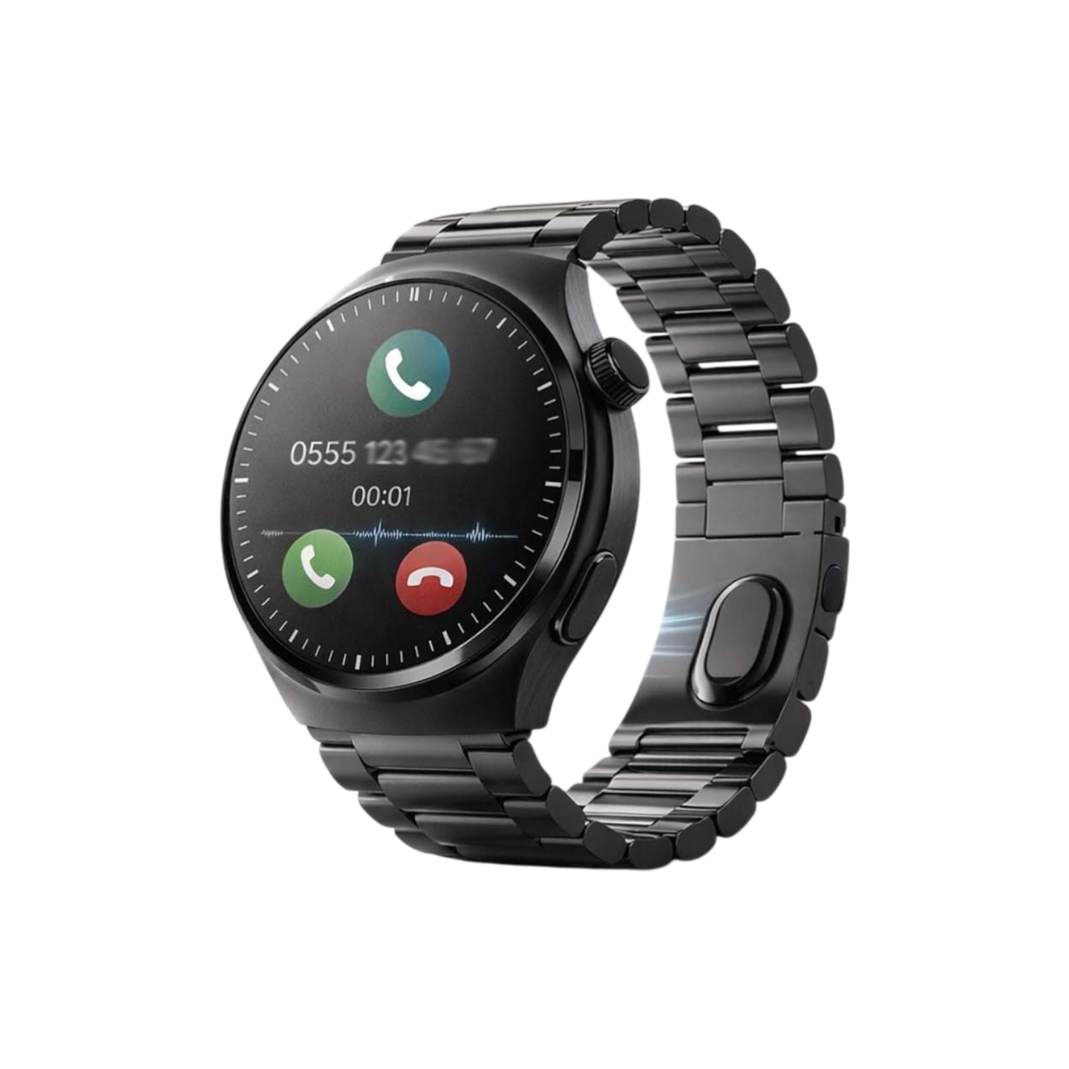 Premium Tasarım Bluetooth Aramalı Akıllı Saat - 45mm HD IPS Ekran ve Bildirim Takibi