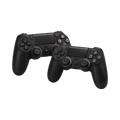 PS4 KOLU 2'li Avantaj Paketi: Gecikmesiz Bluetooth Kablosuz Oyun Kolu Seti - Çift Titreşimli