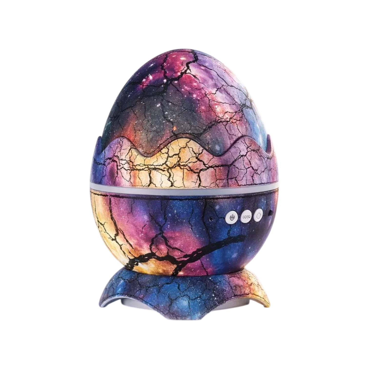 Dinozor Yumurtası Galaxy Yıldız Projektör - Bluetooth Hoparlörlü Gece Lambası