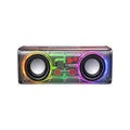 Şeffaf RGB Işıklı Bluetooth Hoparlör - 10W Stereo Ses, Ritme Duyarlı Ledli, 1800mAh Batarya