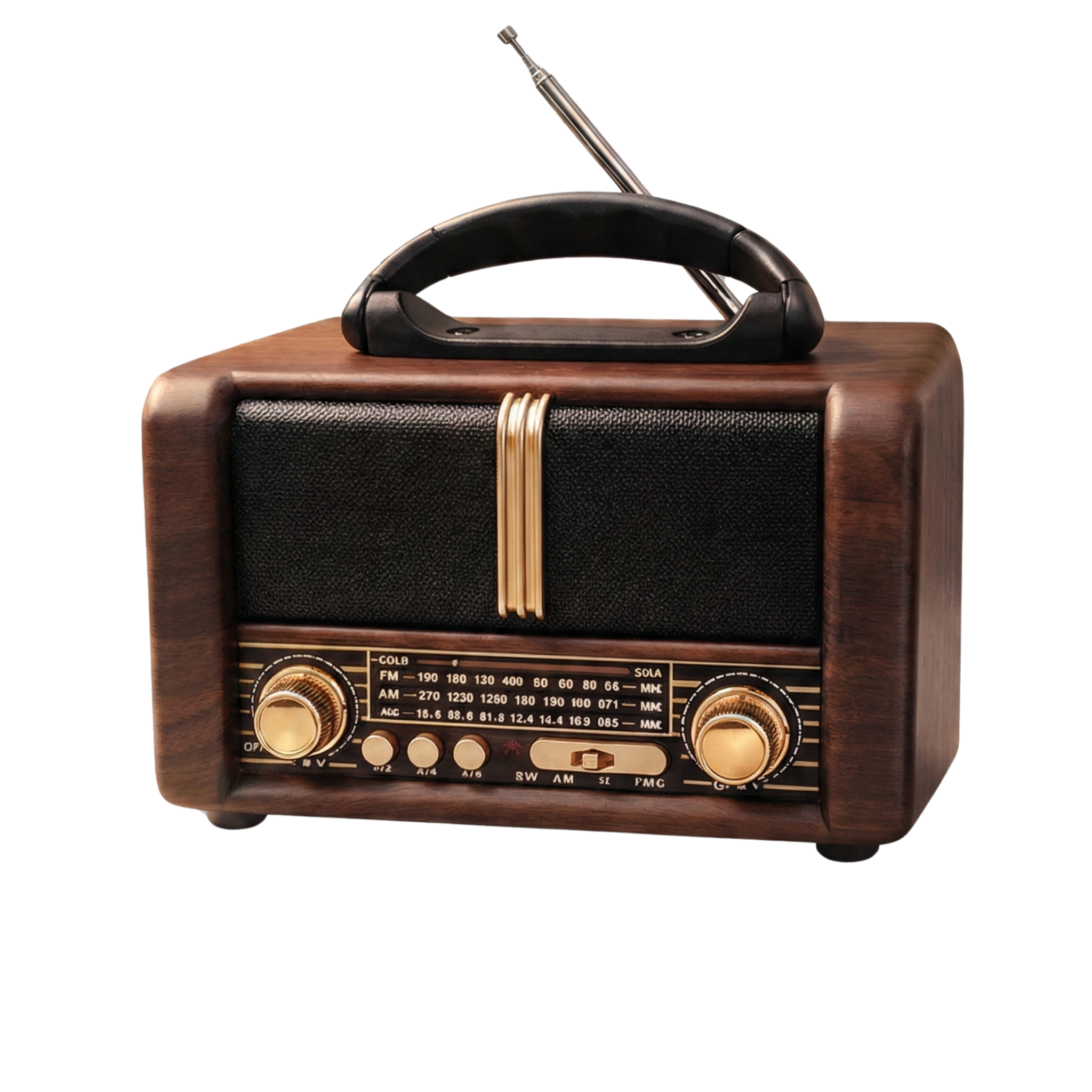 Mutfakta Nostalji Rüzgarı: Bluetooth Bağlantılı Ahşap Görünümlü Retro Radyo