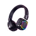 RGB Işıklı Bluetooth 5.0 Kablosuz Kulak Üstü Kulaklık - Yüksek Bas ve Mikrofonlu Kulaklık